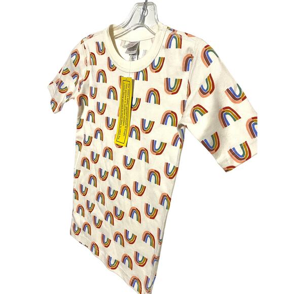 Hanna Andersson Organic Cotton Rainbow Pajama Top Shirt 160 cm US 14-16 NWT - Picture 2 of 8